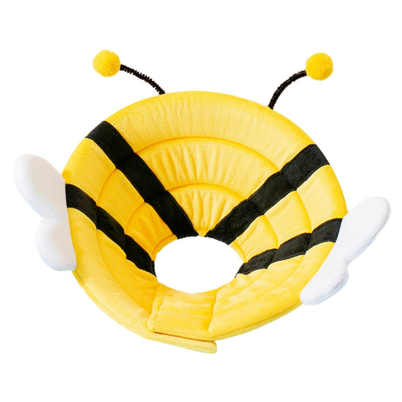 TEHAUX Lightweight Cotton Collar for Dogs and Cats Bee-shaped Protective Sponge Collar to Prevent Scratching and Licking After Surgery