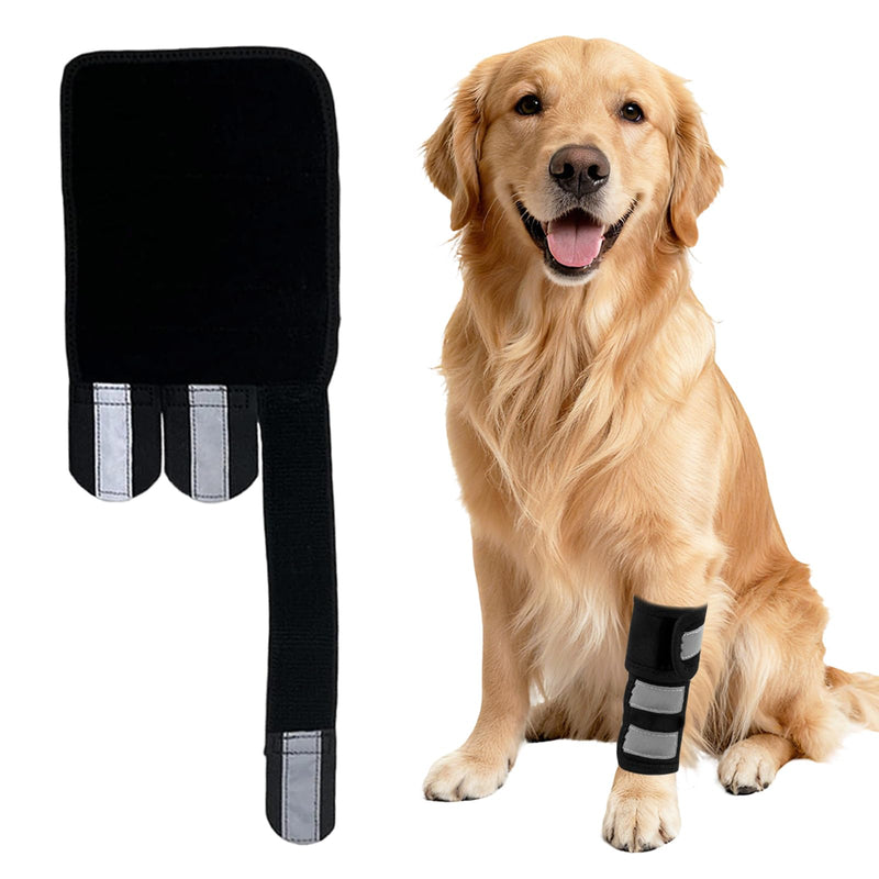 Elbow bandage for dog front leg, lick protection for dog hind leg, reflective elbow bandage, abrasion-resistant recovery sleeve for dogs, comfortable protection for dogs XL