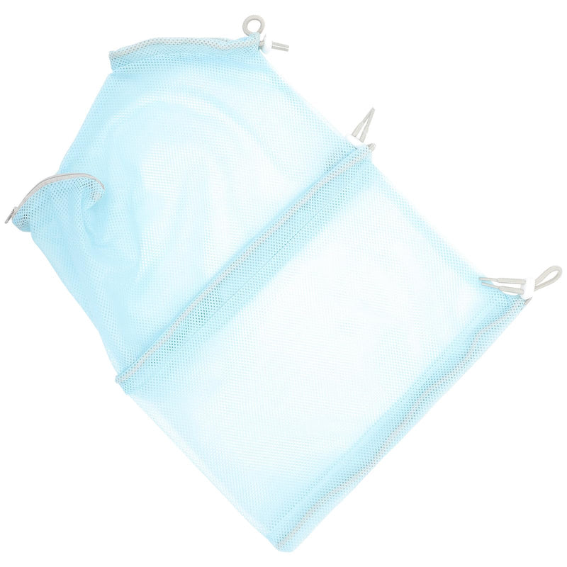 UKCOCO Blue cat bathing bag made of polyester mesh, bite and scratch resistant, for bathing and grooming your cat at home. Random color.