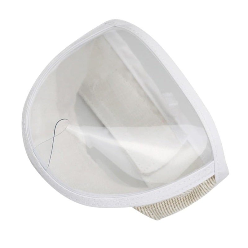 Transparent cat muzzle headgear, breathable, made of plastic, with a 20-25cm head circumference and easy to store, for the care of kittens and cats
