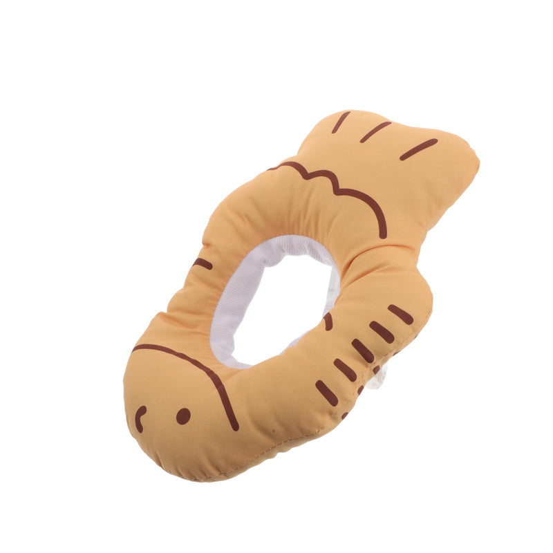 ULTECHNOVO Adjustable Donut-Shaped Elizabethan Collar with Flexible Fit for Post-Surgery Recovery and Wound Protection, Soft Polyester for Cats