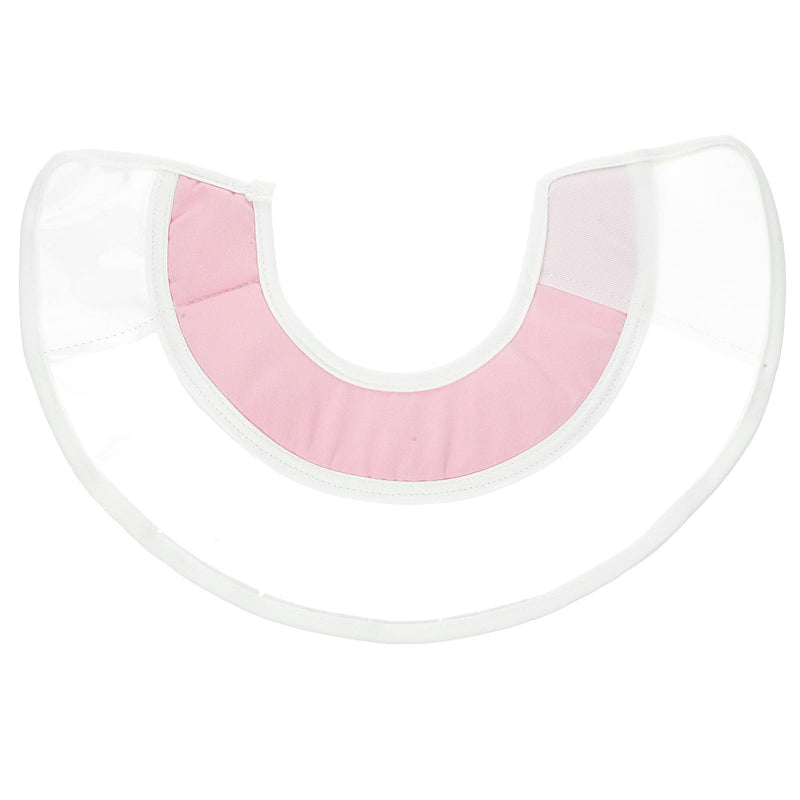 TEHAUX Soft PVC Cat Collar with Anti-Leak Function and Easy On and Off, Red Recovery Neck Collar for Cats after Surgery, Red, 21x11cm