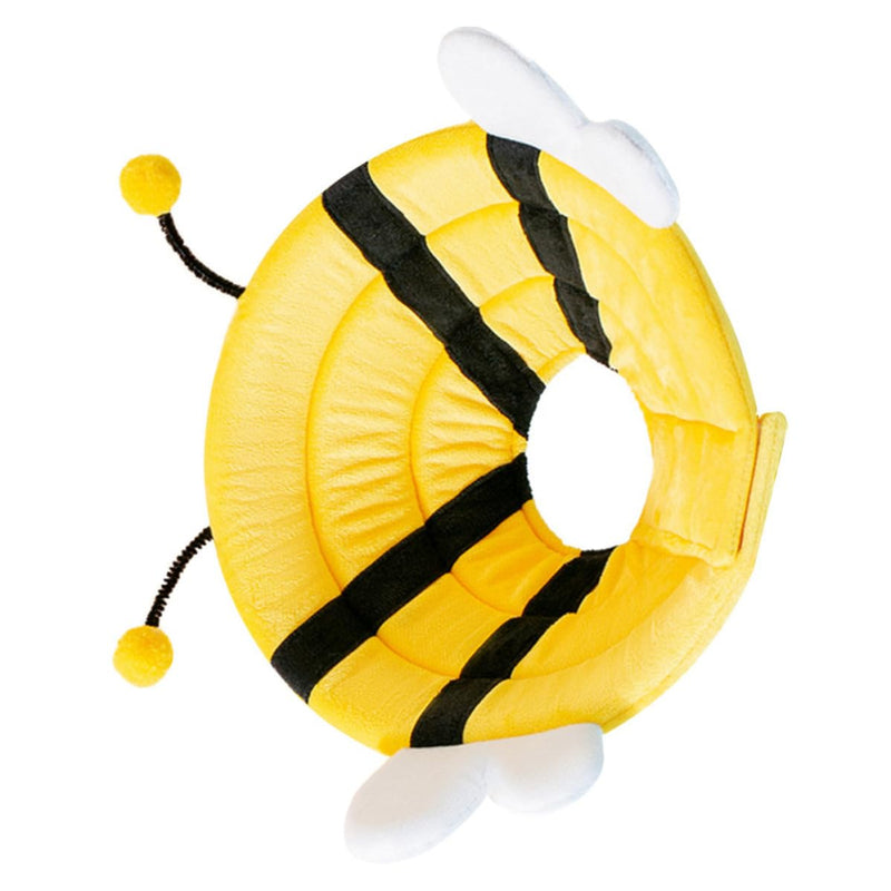 BESPORTBLE Lightweight Yellow Bee Protection Collar for Dogs and Cats Made of Sponge and Cotton Yarn Prevents Licking and Biting After Surgery