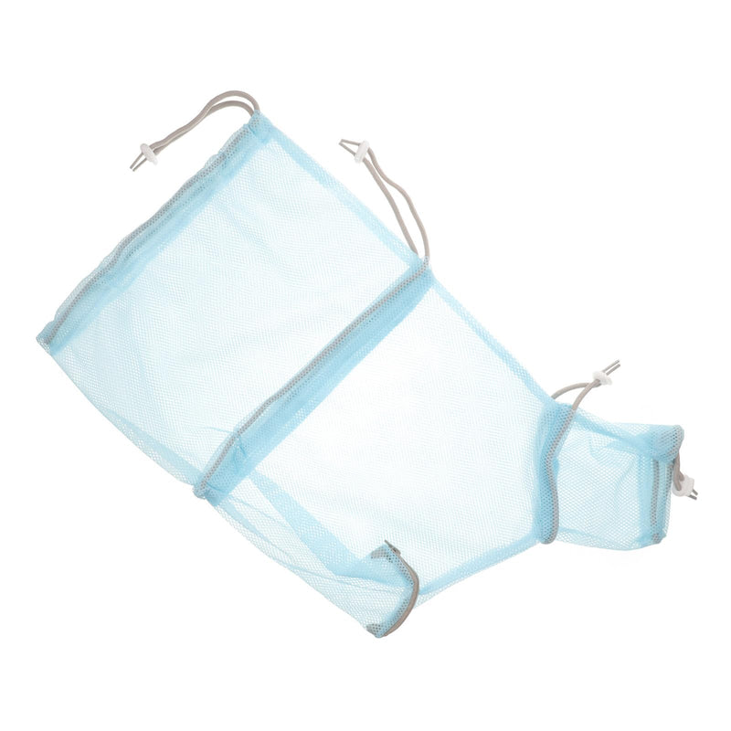 Cat bath bag and anti-nail bag with adjustable polyester mesh for easy cat grooming and nail trimming while bathing