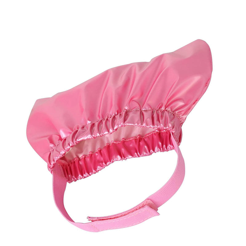 Protective Pet Shower Cap Universals Regulable Grooming Small Cats Bath Gears Fashion Silver Rose red M