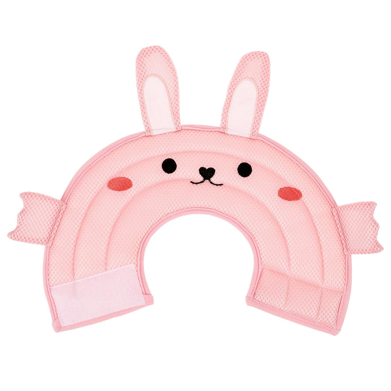 TEHAUX Soft cat neck collar with bunny ears made of polyester, anti-lick neck protection for cats after surgery, comfortable protective collar against licking and biting