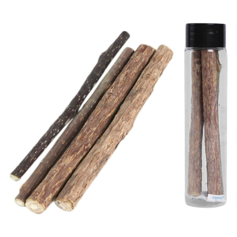Dental Sticks for Cats and Dogs, 5 pieces, with catnip and bottle. Suitable for kittens and dogs for teeth cleaning and chewing.