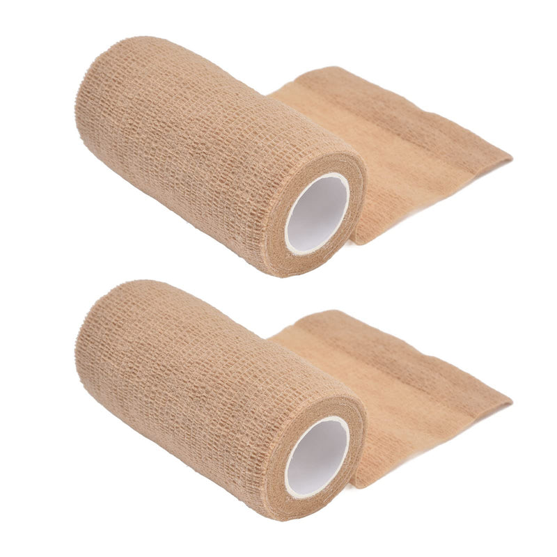 aqxreight 12 pcs Self-adhesive Bandage for Dogs, Cats, Horses, Non-woven Latex Wrap for Wound Care, Healing and Recovery, Breathable, Flexible, Pet Bandage for Home Use
