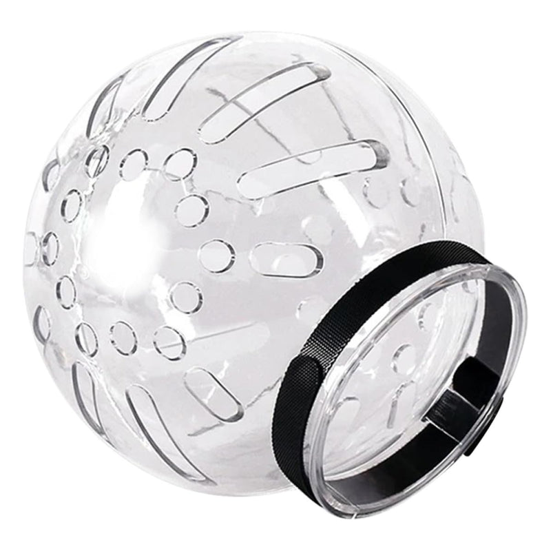 Luxshiny Breathable ABS Cat Helmet for Cats with a Neck Circumference of 27-31cm. Protects against scratches and wound aggravation. Safe white protection for pets.