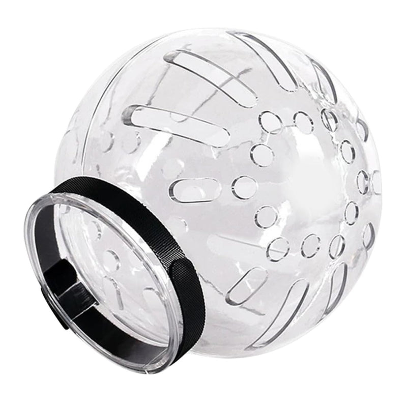 NUOBESTY Cat Helmet made of ABS with Transparent Round Protection Reduces Fear and Prevents Worsening of Injuries. Fits cats with a neck circumference of 27-31 cm.