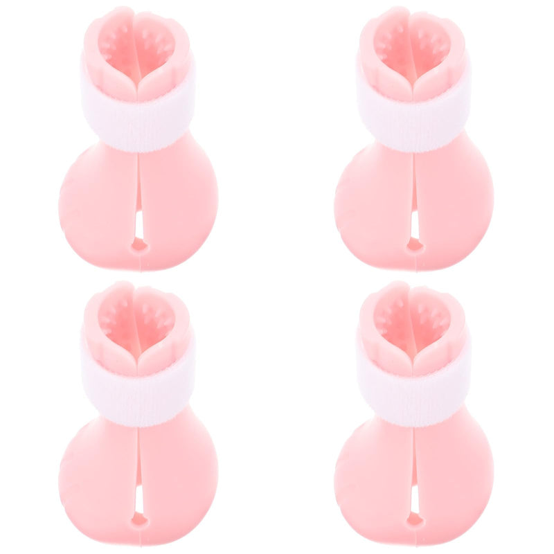 4-pack silicone cat boots with claw protection and wear-resistant material, non-slip and breathable for cat grooming and bathing