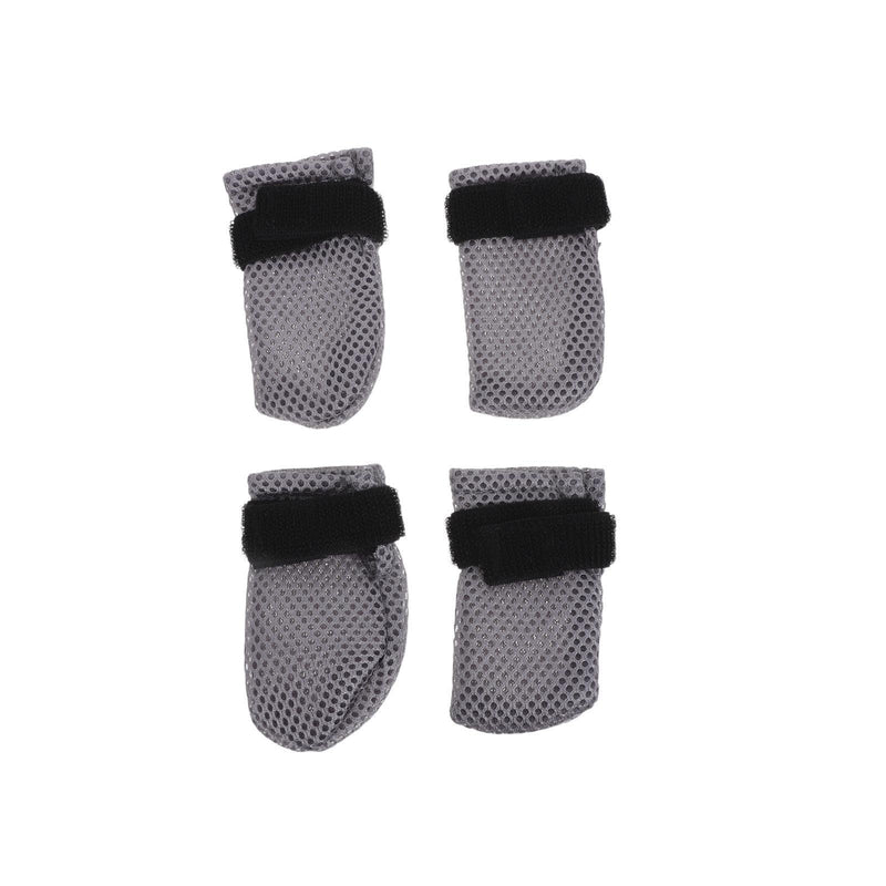 STOBAZA 4-Pack Polyester Cat Paw Protectors with Adjustable Claw Guards for Treatments and Injections. Comfortable Protective Socks Against Scratching.