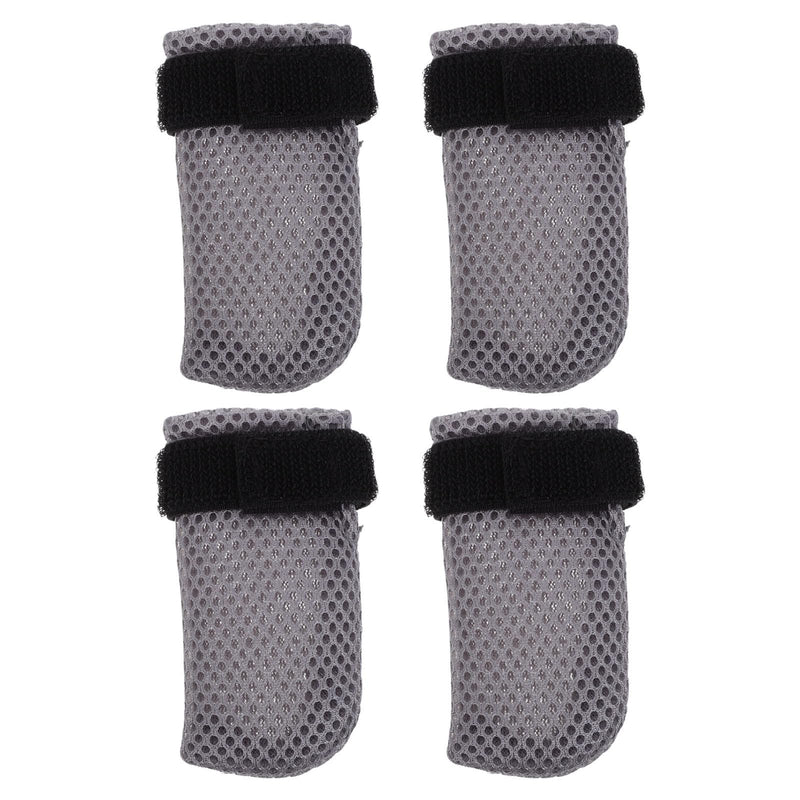 ULTECHNOVO 4-Pack Breathable Polyester Cat Gloves with Adjustable Claw Guards, Scratch-Resistant, for Grooming and Administering Medication