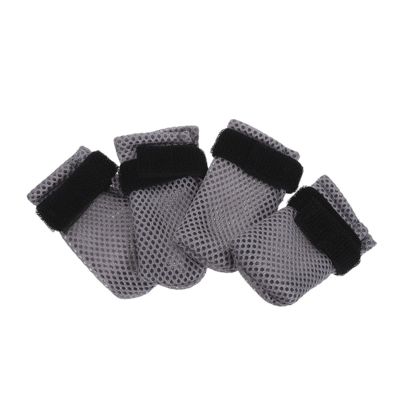 PRETYZOOM 4-Pack Adjustable Polyester Cat Socks for Claw Protection - Safe and Breathable Paw Protection During Bathing and Injections