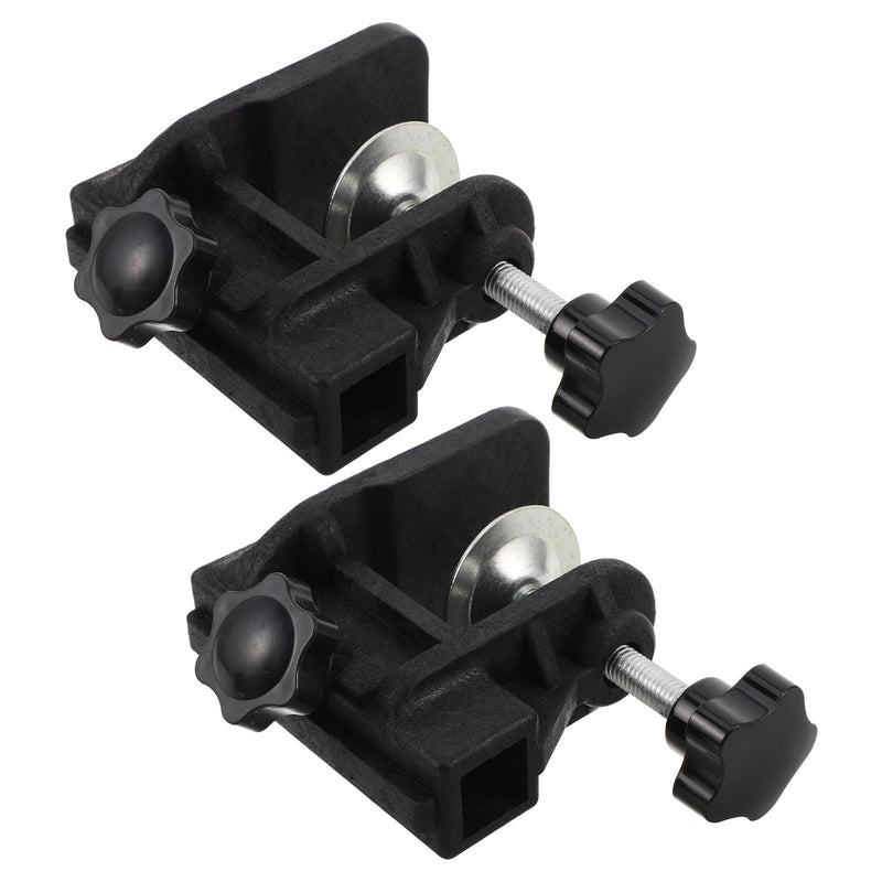GLEAVI Black Pet Grooming Iron Clips for Cat Grooming, 2 Pieces, for Improved Stability and Space Optimization, for Grooming Table Arms, for Salon and Home Use