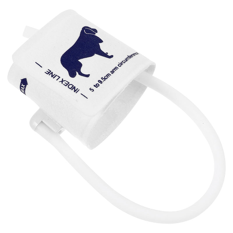 Universal Practical Cat Blood Pressure Cuff for Pets, Non-woven Fabric, Secure Arm Circumference 5-9.5cm, for Veterinary Medical Blood Pressure Monitoring