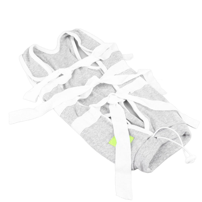 Cat recovery suit made of soft cotton, anti-licking for post-operative comfort in cats and kittens, 1 pack