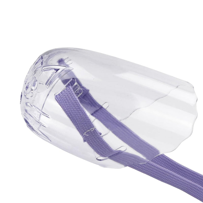 Adjustable cat muzzle made of PP (polypropylene) for cats to protect against biting and barking. Breathable for grooming and vet visits.