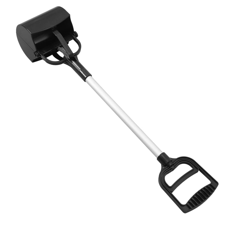 Angoily Outdoor Pet Waste Cleaner made of plastic with a long handle. Lightweight and portable. For dog and cat waste. Random color.