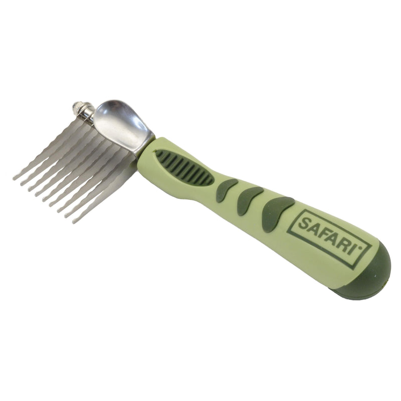 Coastal Pet Safari Dog De-Matting Comb - Serrated Stainless Steel Grooming Tool for Dogs with Medium to Long Hair - Keeps Coats Smooth & Soft - One Size NO Color