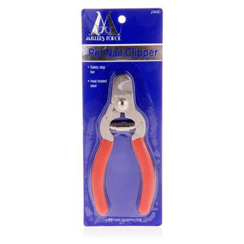 Millers Forge Stainless Steel Dog Nail Clipper, Plier Style Red - PawsPlanet Australia