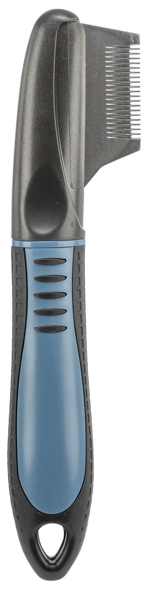 Trixie Fine Coat Comb Trimmer, Stainless Steel, Dogs, Black - PawsPlanet Australia