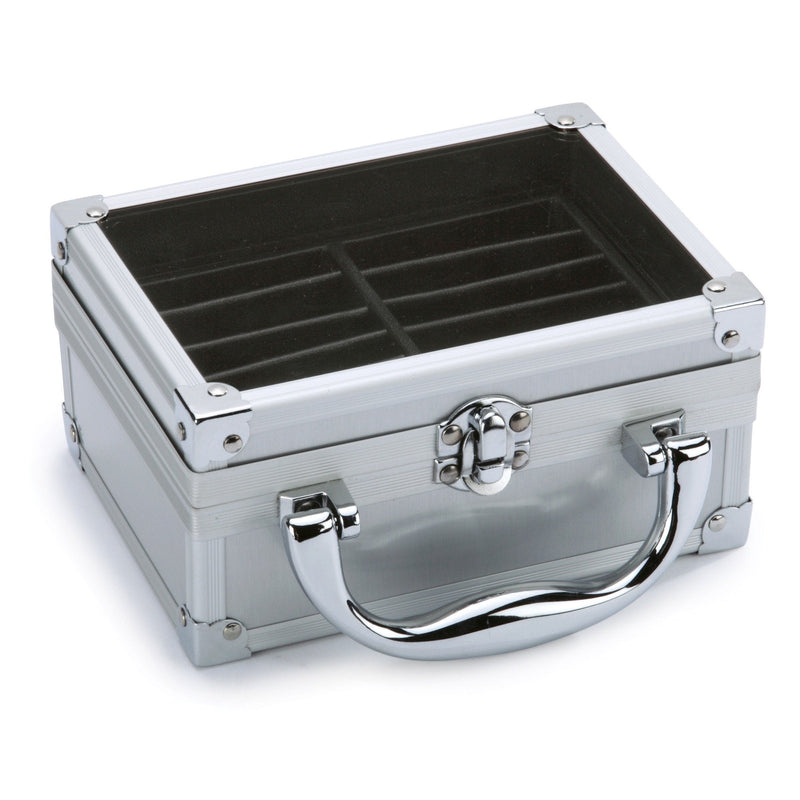 Top Performance Professional Clipper Blade Cases — Durable Aluminum Clipper Blade Cases for Professional Groomers, Chrome