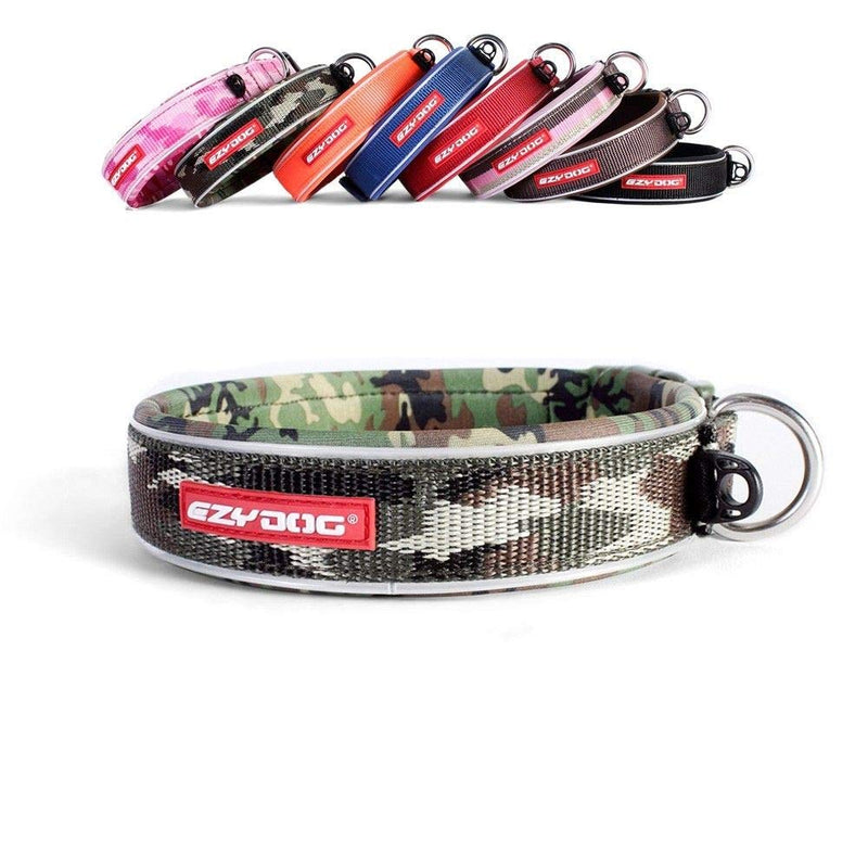 EzyDog Neo - Dog Collar - Small(34-38cm) - Green Camouflage Small(34-38cm) - PawsPlanet Australia