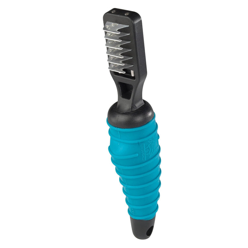 Master Grooming Tools Ergonomic DeMatting Tools — Reversible DeMatting Tools for Grooming Dogs - 6-Blade Style Black 6 Blade