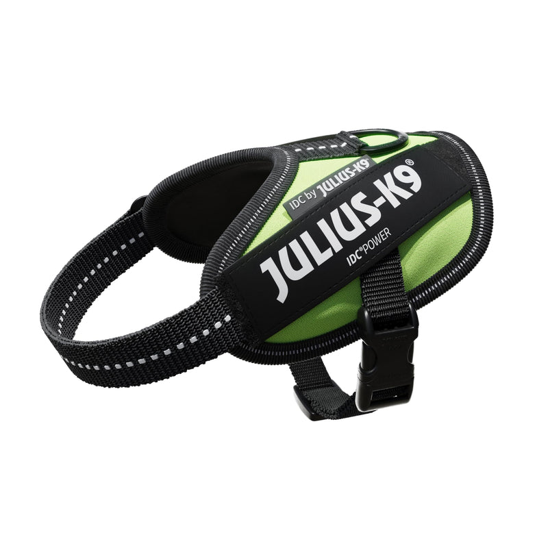 Julius-K9 Baby-Boys IDC Powerharness, Neon Green, 2XS/Baby 2 - PawsPlanet Australia