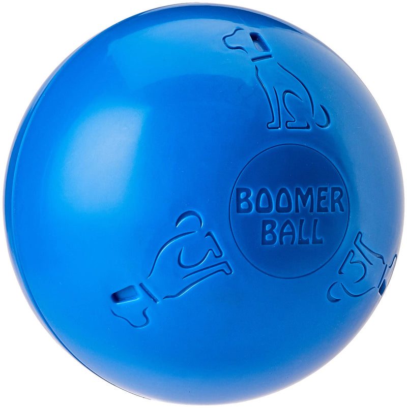 BOOMER BALL 8 inch, Virtually Indestructible Best Dog Toy, Boredom Busting Football, Tough & Durable Large Dog Ball, Floats on Water, Great for Mental Stimulation & High Energy Dogs, Assorted Colours - PawsPlanet Australia
