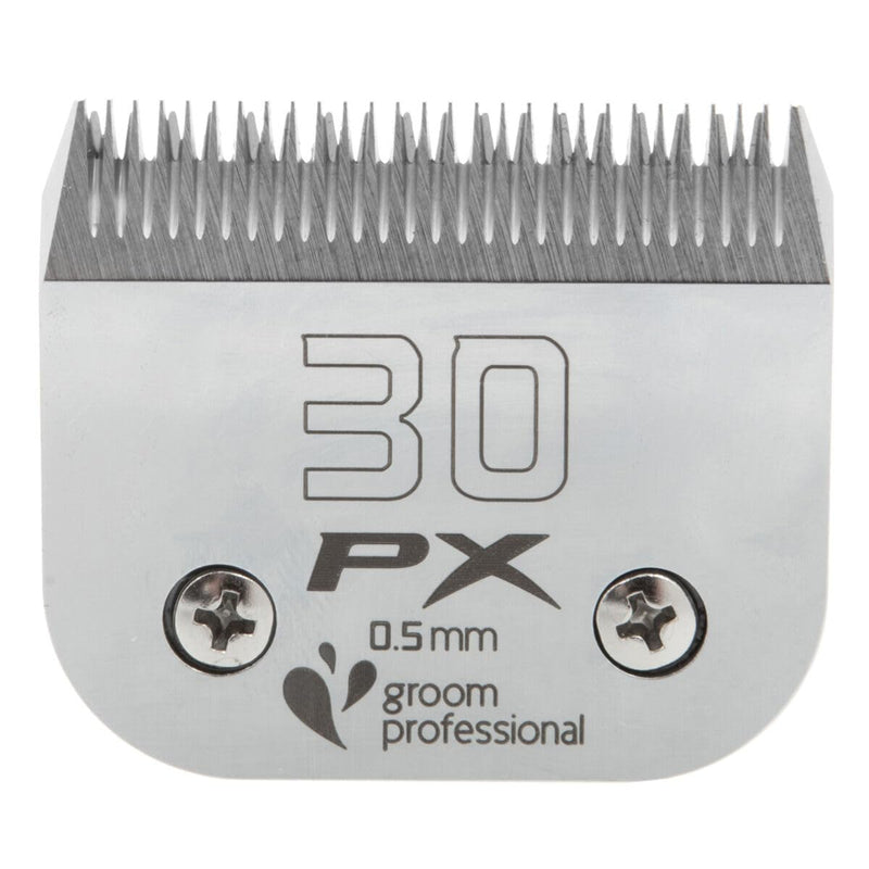 GROOM PROFESSIONAL Pro X Clipper Blade for Dog Grooming - Detachable Clipper Blade - Hardened Steel - Excellent Resistance to Wear & Excellent Cutting Performance - Replacement Blade - 30 0.25 mm