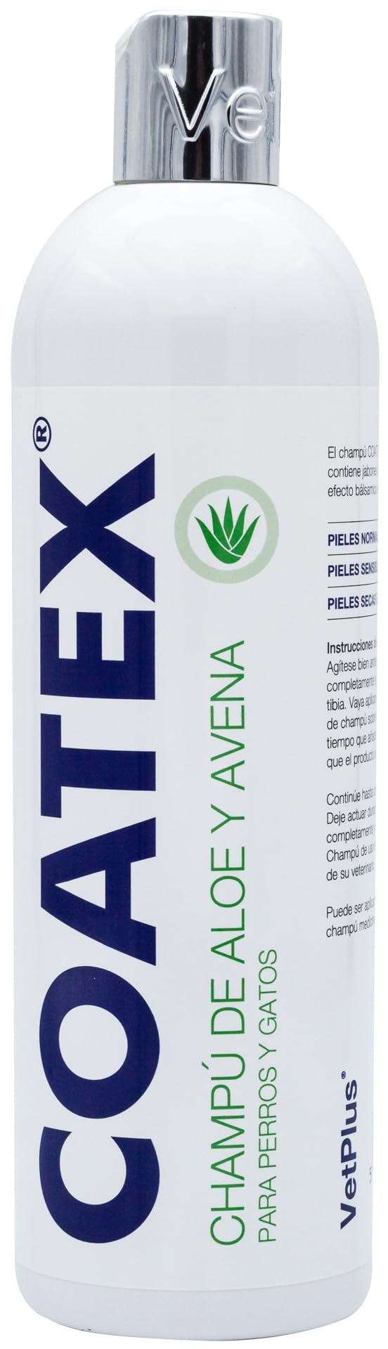 VetPlus Coatex Aloe and Oatmeal Shampoo - 500 ml - PawsPlanet Australia