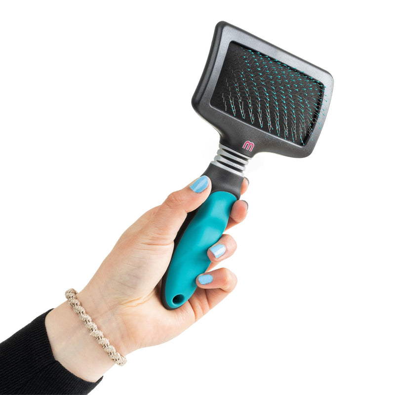 Mikki Dog, Cat, Puppy, Kitten Grooming Ball Pin Slicker Brush -For Knot, Tangles -Med-Lrg Pets-Large L Single