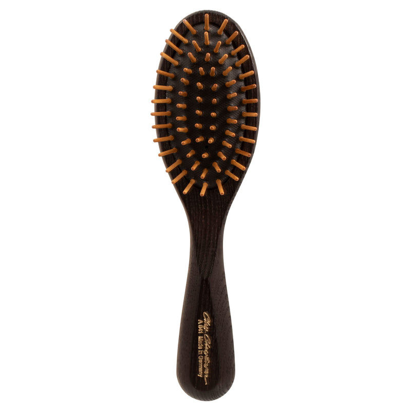 Chris Christensen Dog Brush, 20 mm Oval, Wood Pin Series, Groom Like a Professional, Readl Wood Pins, 100% Static-Free, Redistribute Natural Oils into Coat, Reduces Painful Pulling, Small - PawsPlanet Australia