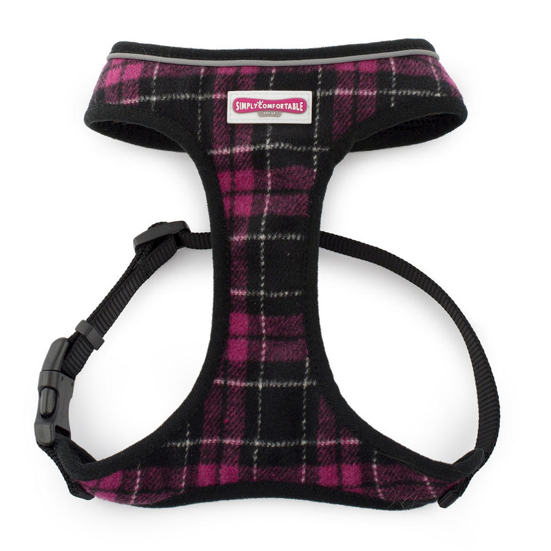 Ancol Tartan Dog Harness Purple L 53-74 cm - PawsPlanet Australia