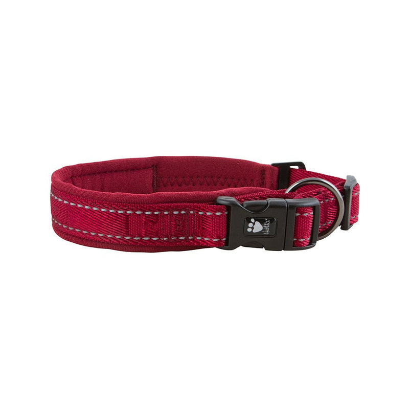 Hurtta Casual Padded Dog Collar, Lingon, 16-20 in 16-20" - PawsPlanet Australia