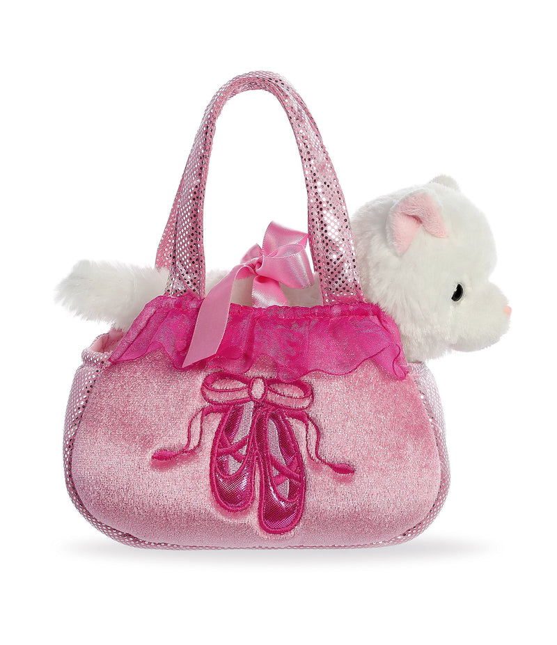 Aurora, 32828, Fancy Pal, Ballet Cat, 8In, Soft Toy, Pink and White - PawsPlanet Australia