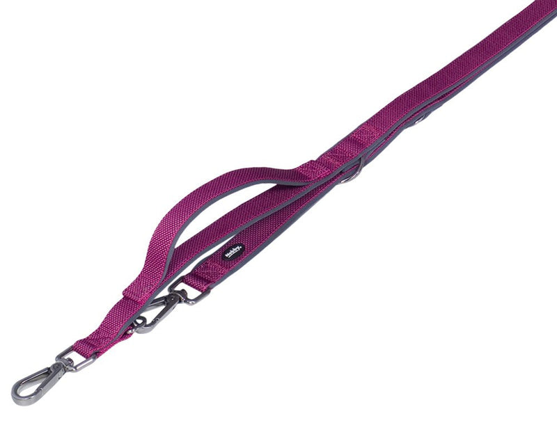 Nobby Classic Preno Royal Lead with Short Lead, Raspberry, Length: 200 cm, W: 25/35 cm, Pack of 1 L-XL (Pack of 1)