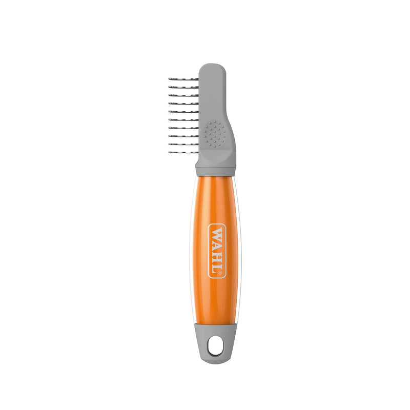 Wahl Soft Grip Dematter, Professional Grooming Brush, Pet Comb for Dogs and Cats, Grooming Tools for Pets, De-Matting Brushes for Long Short Haired Animals, Gel Handle Clear - PawsPlanet Australia
