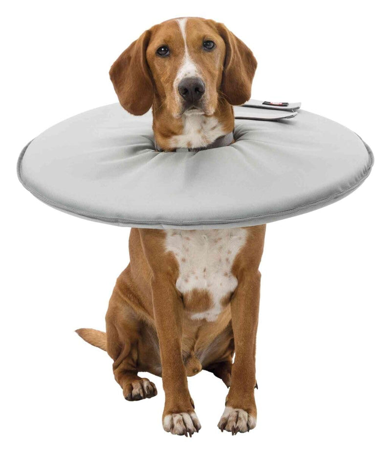 TRIXIE Protective Collar, Large, 46-49 cm/24 cm, Grey gray Large (Pack of 1)