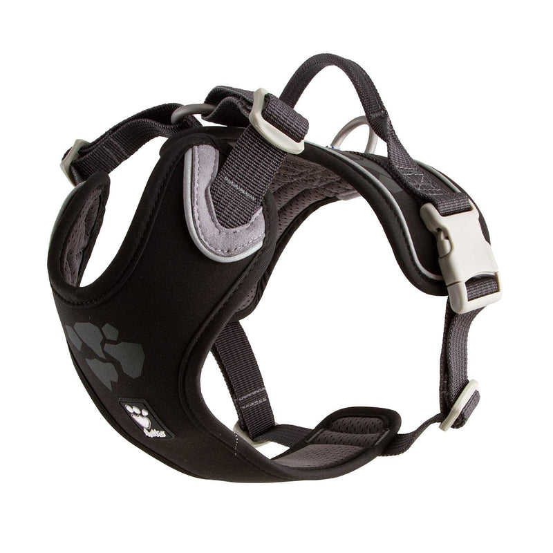 Hurtta - Weekend Warrior Harness - 60-80 cm - black - 1 piece 1 Count (Pack of 1) Multi - PawsPlanet Australia