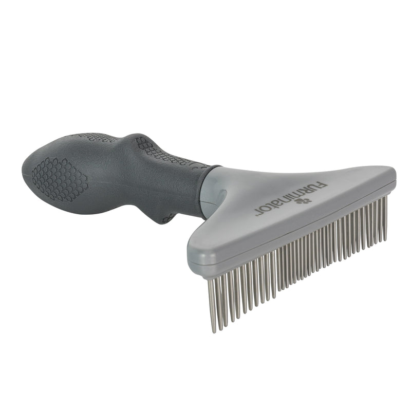 FURminator Grooming Rake for Cats and Dogs 1 Count (Pack of 1) All hair types