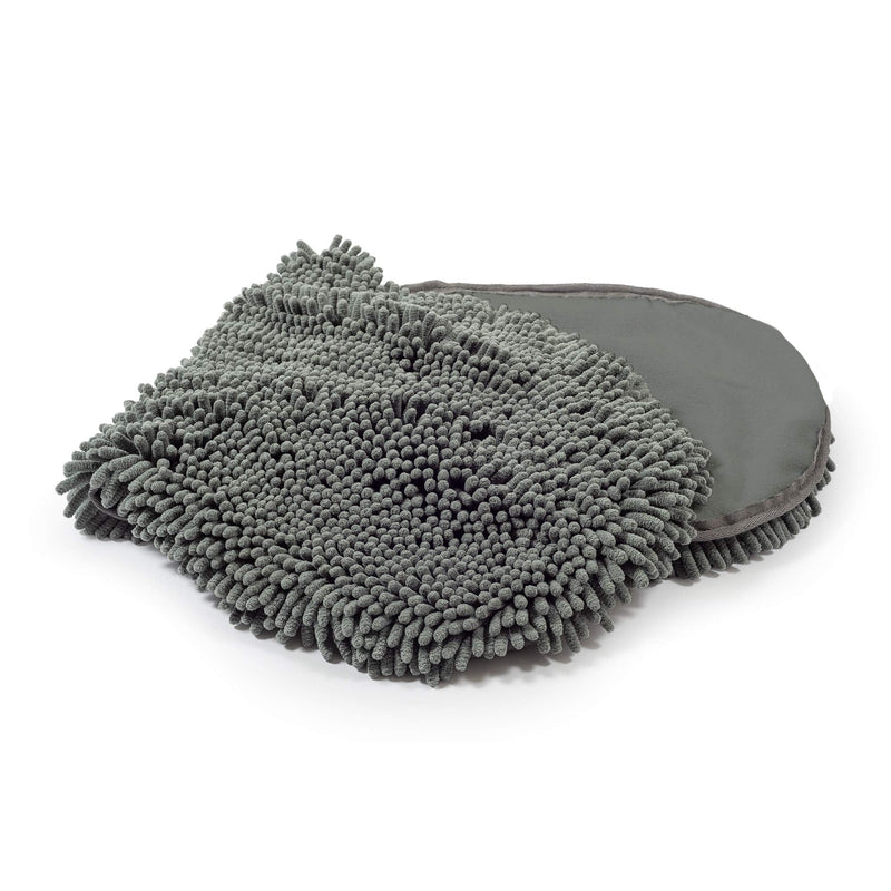 Ancol Simply Dry Dog Mitt, Grey - PawsPlanet Australia