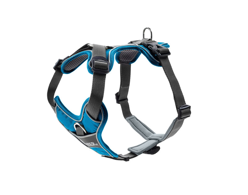 HUNTER Divo Dog Harness, M, 56-73 cm, Light Blue/Grey