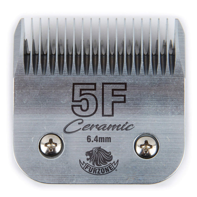 Furzone Detachable Ceramic Blade - Size 5F Blade 1/4", Made of High-Tech Ceramic Materials, Compatible with Most Andis, Oster, Wahl A5 Clippers - PawsPlanet Australia