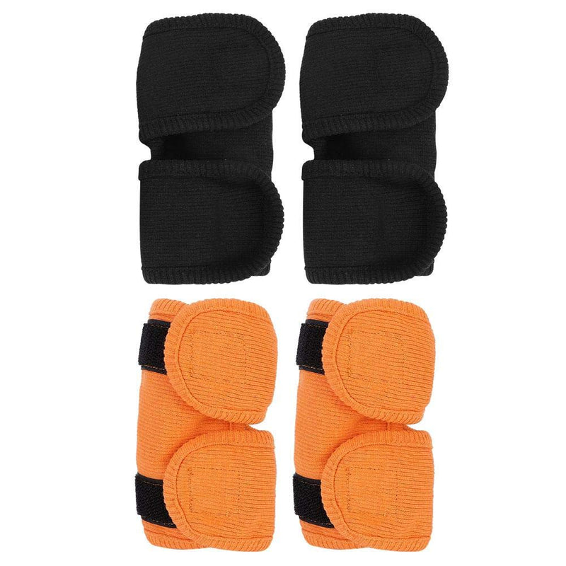 2pcs Pet Legs Brace Recovery strap bracket Elbow Protector Leg warmers Knee pads Surgery Wound Leggings Guard Postoperative Arthritis Leggings for dogs cats pets(M -Black)
