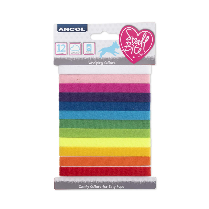 Ancol 1 Card Of 12 Whelping Collars Size 10Mm X 23Cm - PawsPlanet Australia