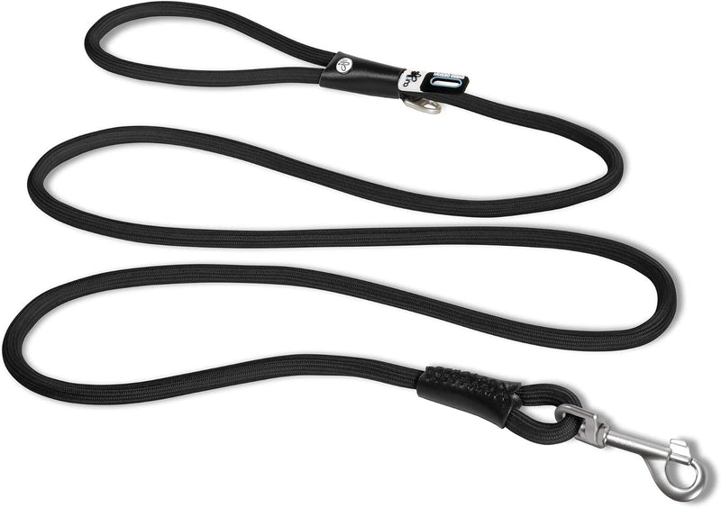 Curli Stretch Comfort Leash Black M - PawsPlanet Australia