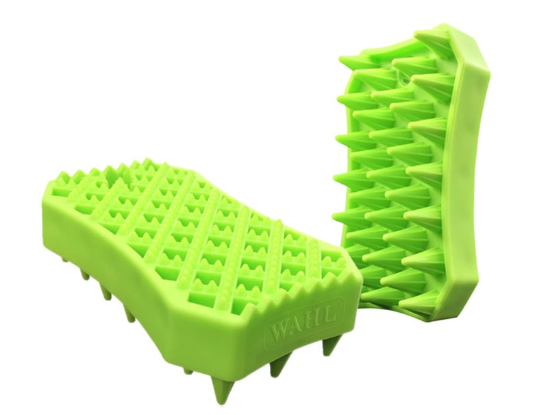 Wahl Moser Sheddy Rubber Brush Green - PawsPlanet Australia